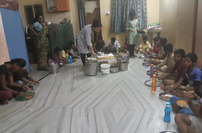 Food Donation Catering at Saket Sriyam Towers