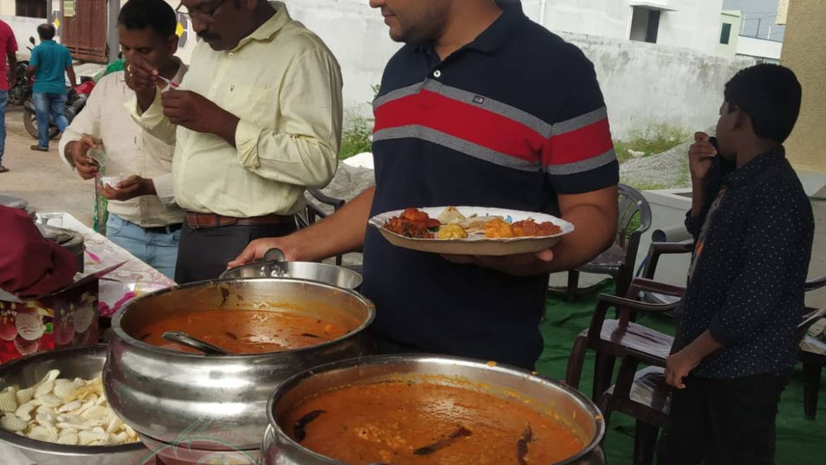 Lunch Catering Again at Rampally